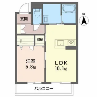 グランドスクエア開成【2階】の間取り
