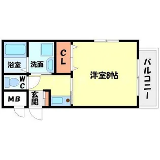 大和コーポ箕面【4階】の間取り