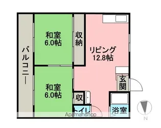 マルホマンション【3階】の間取り