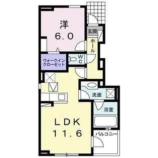 ヴァンヴェール【1階】の間取り