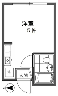 クレスト二葉【3階】の間取り