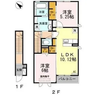リモーネ サート【2階】の間取り