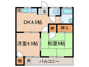 島崎荘【2階】の間取り