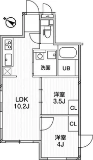 EXAM中目黒II【1階】の間取り