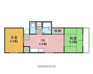 サンシャイン淀【8階】の間取り