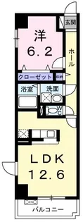マウントック・フォルテ【5階】の間取り