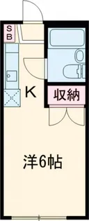 パークサイドハイツ【2階】の間取り
