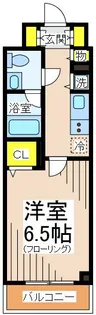 ウィルテラス千歳烏山【5階】の間取り