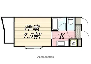 ラ・パルフェ・ド・フィネス【6階】の間取り