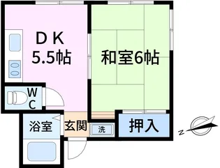 平和ビル【3階】の間取り
