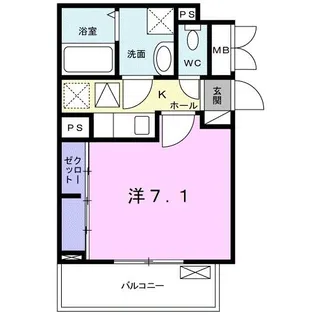 ガーデンプレイス【1階】の間取り