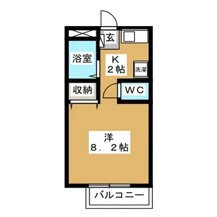 ベルシンフォニーC棟【2階】の間取り