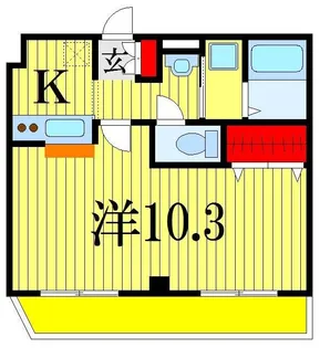 Ruby’s Garden Makuhari【2階】の間取り