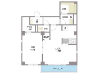 Patrimoine de A【4階】の間取り