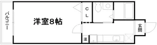 J&N三条神宮前【5階】の間取り