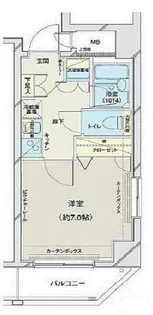 コンシェリア門前仲町【8階】の間取り