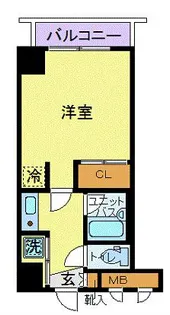 レナート広瀬通【9階】の間取り
