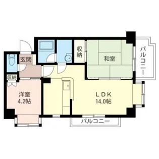 グランドメゾン川崎市電通り【2階】の間取り