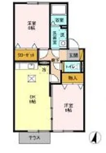 大黒屋 5【1階】の間取り