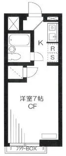 トリヴァンベールハイブリッジ【3階】の間取り