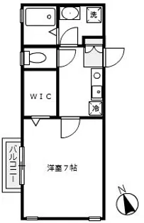カーズ野川【2階】の間取り