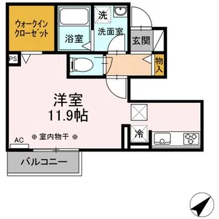 Forte III【1階】の間取り