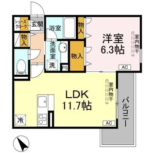 D-Luminare B【2階】の間取り
