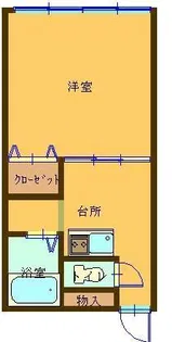 パーシモンII【3階】の間取り