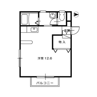 ライフアベニュIV【1階】の間取り