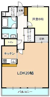 ヴィラコンプレール【5階】の間取り