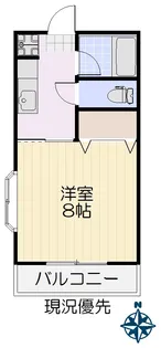 ホワイトヴィラ清水沼【2階】の間取り