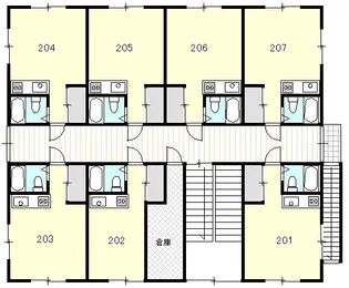 ピオニガーデン【2階】の間取り