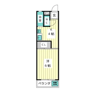都ハイツ【3階】の間取り