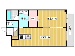 TOAST AKASHI【3階】の間取り