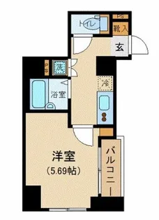 ドルチェ京橋壱番館【3階】の間取り