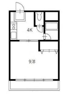 工科大マンション【3階】の間取り