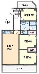 カサハラビル大船【6階】の間取り