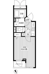 ルアン川崎【5階】の間取り