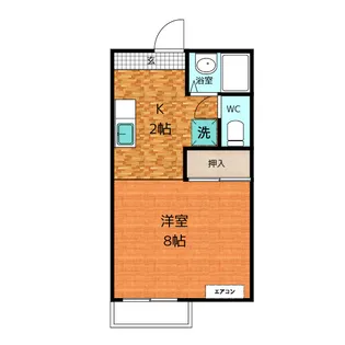 エクセル小鴨【2階】の間取り