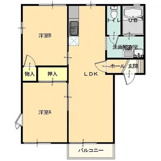 メゾンファミール【2階】の間取り