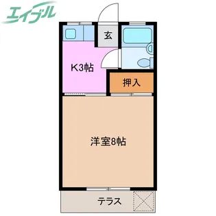 シャトルサンライズ【1階】の間取り