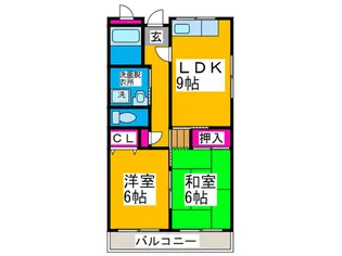 ユートミマンション【1階】の間取り