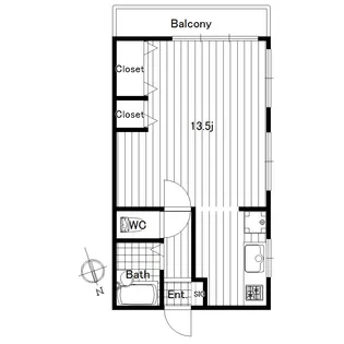シェーネ白金【2階】の間取り