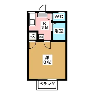 シャトリエ 北棟【1階】の間取り