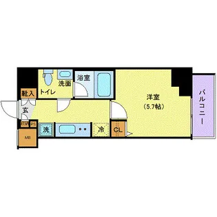東京都足立区日ノ出町【マンション】の間取り