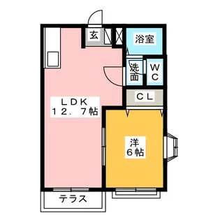 エルディム大塚【1階】の間取り