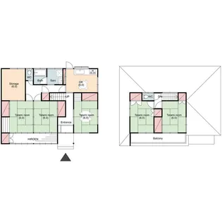 栃木県栃木市都賀町家中【一戸建】の間取り