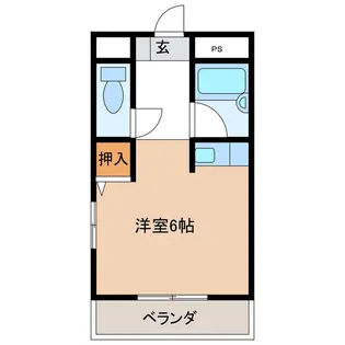 コーポ上土居【2階】の間取り