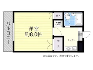 カレッジハウス21【1階】の間取り