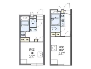 レオパレスフォレスト町田(30112)【1階】の間取り